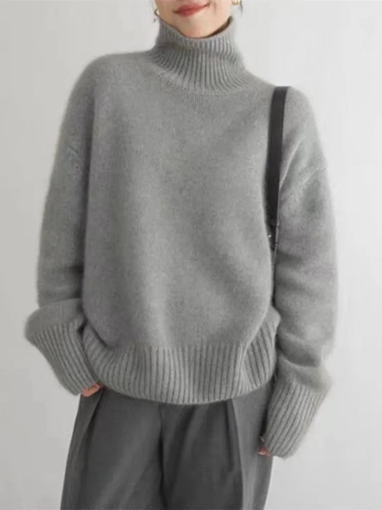 Lin - Cashmere turtleneck sweater