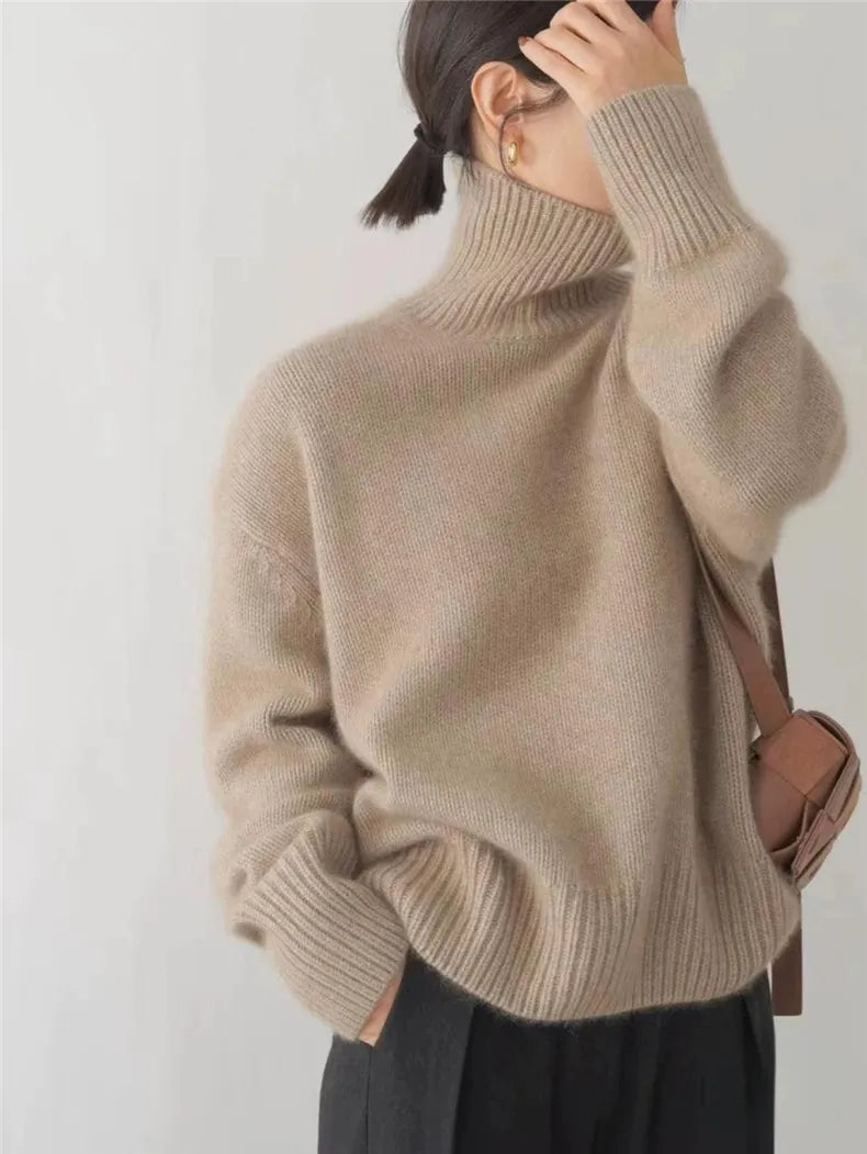 Lin - Cashmere turtleneck sweater